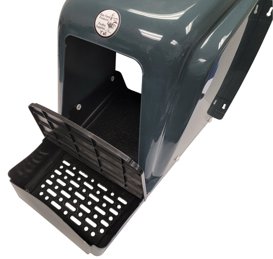Premium Egg Rollout 1 Hole Wall Mount Nesting Box for Chicken & Poultry - Bird Keeping Supplies for Quail Enthusiasts
