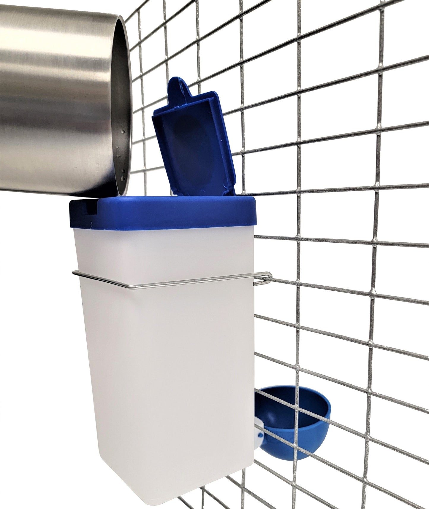 Premium 1L 33.8oz Auto Fill Baby Chick Cup & Quail Drinker Bottle Cage Chicken Waterer 1QT - Bird Keeping Supplies for Quail Enthusiasts