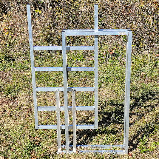 Premium Aluminum 40-Inch-Tall Sheep & Goat Sliding Stop Gate for Sorting Alley & Pen Systems - Homesteading Supplies for Quail Enthusiasts