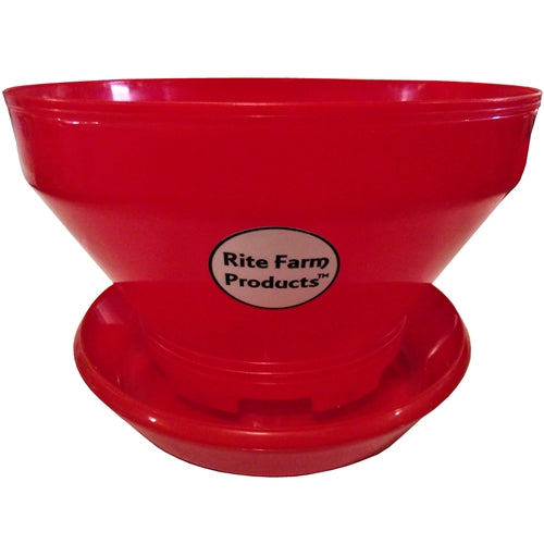 Premium Rite Farm Products Turbo Pro 10# Chick Feeder - Bird Keeping Supplies for Quail Enthusiasts