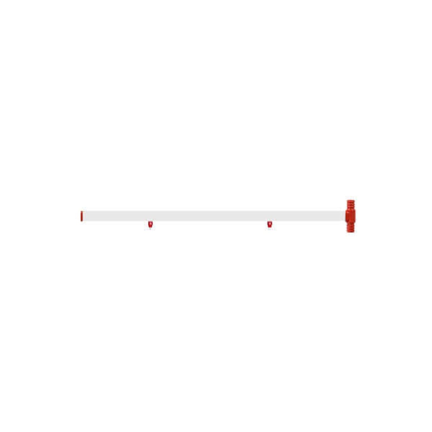 Nipple Water Pipe - 25 inch 2 nipple T ending