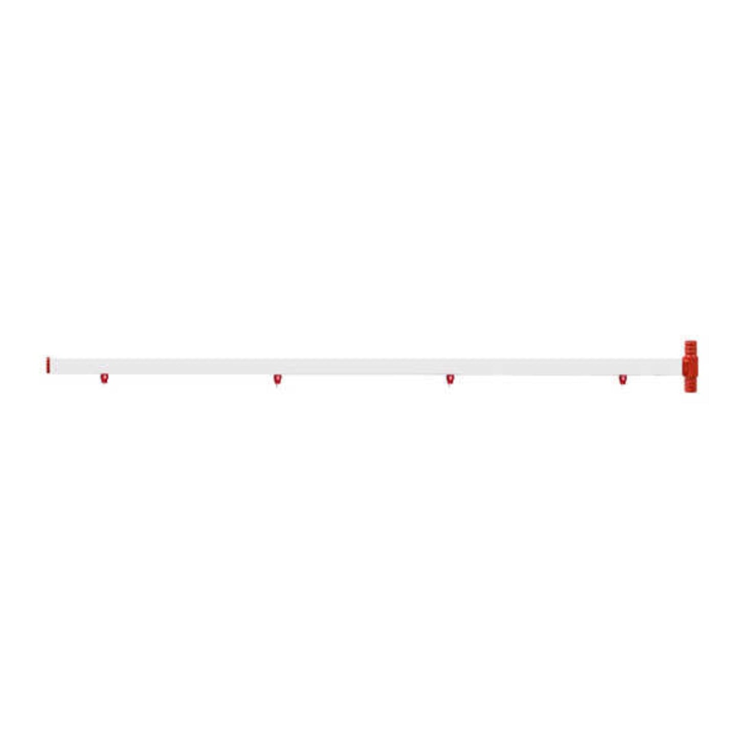 Nipple Water Pipe - 38 inch 4 nipple T ending