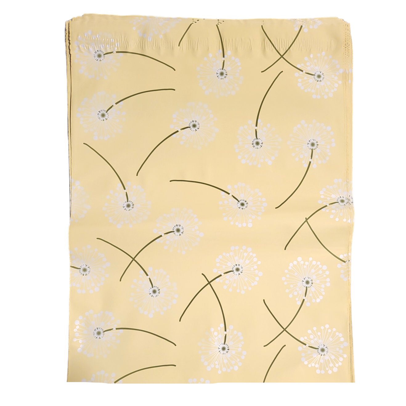 Premium Dandelion Yellow Poly Mailers Size 10x13 Colorful Shipping Bags - Packaging Materials for Quail Enthusiasts