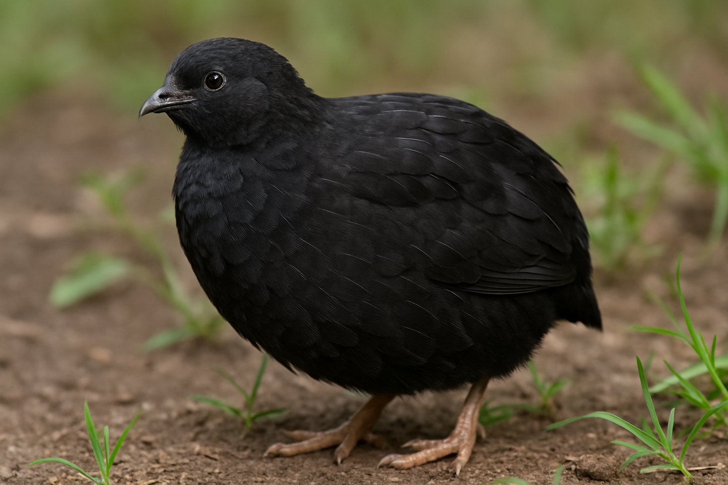 black coturnix quail
