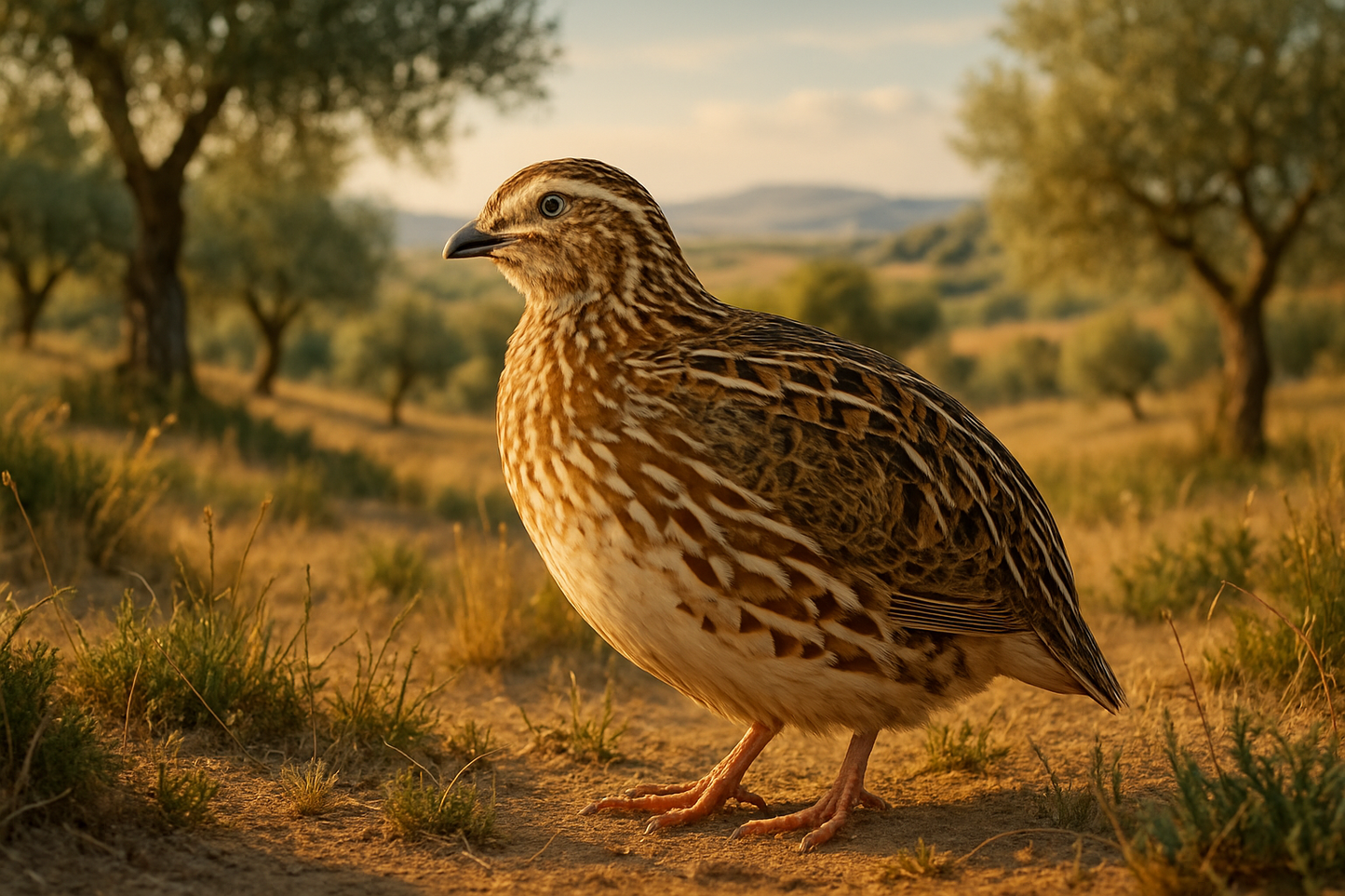 Italian coturnix quail