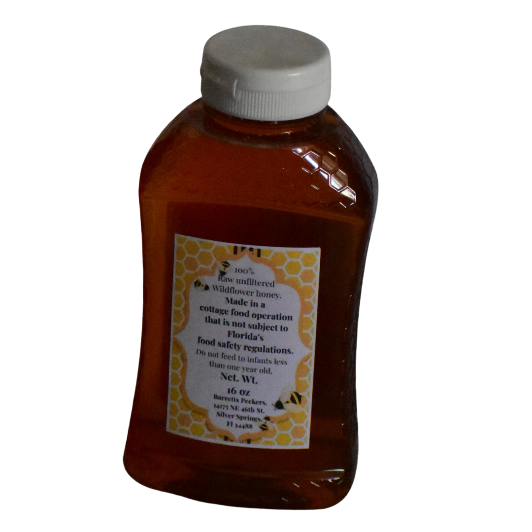 Premium Raw and unfiltered Wildflower Honey from the Ocala National Forest - Garden for Quail Enthusiasts