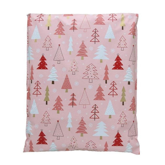 Pink Christmas Tree Poly Mailers Size 14x17 Shipping Bags