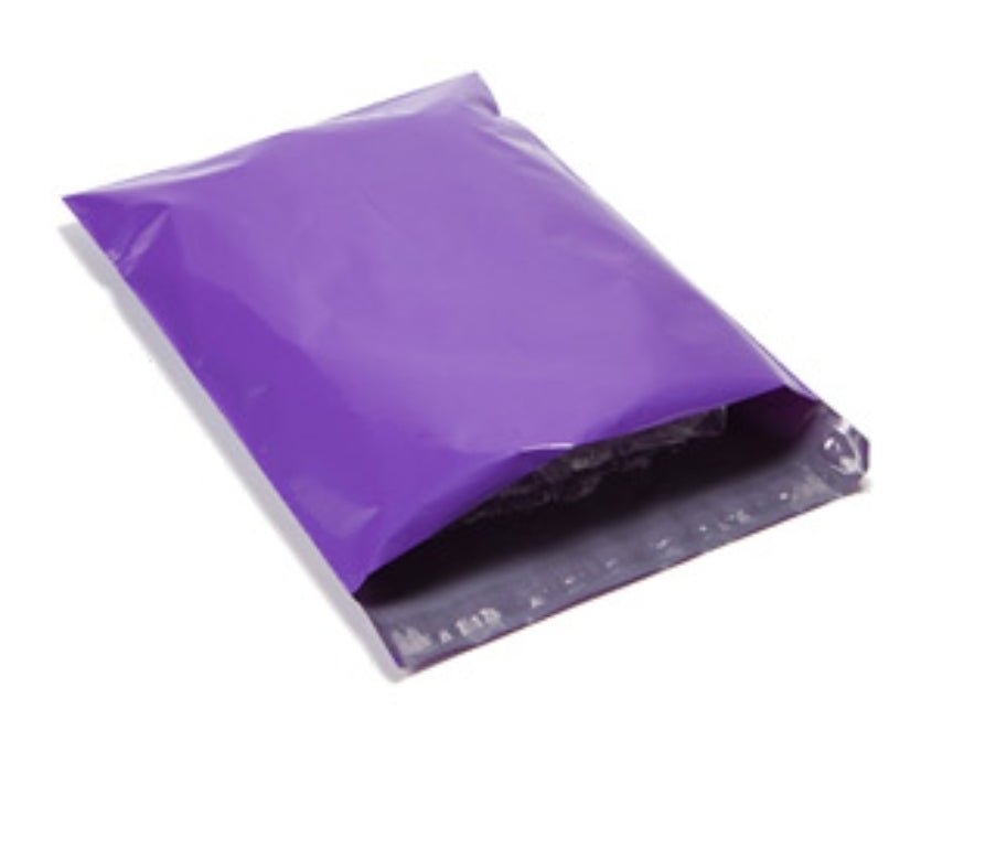 Premium Purple Poly Mailers Size 9x12 Shipping Bags - Packaging Materials for Quail Enthusiasts