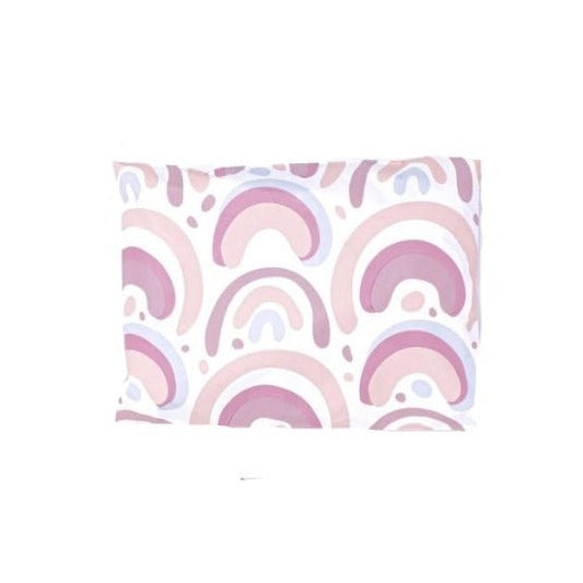 Premium Rainbow BoHo Poly Mailers Size 10x13 Colorful Shipping Bags - Packaging Materials for Quail Enthusiasts