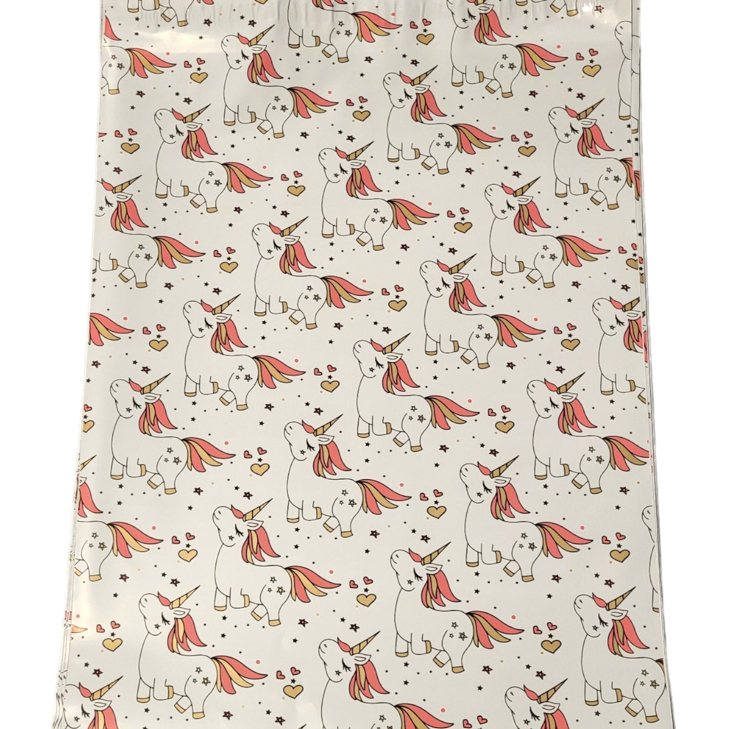 Premium Unicorn Poly Mailers Size 10x13 Shipping Bags - Packaging Materials for Quail Enthusiasts