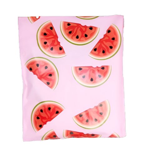 Premium Watermelon Pink Poly Mailers Size 10x13 Colorful Shipping Bags - Packaging Materials for Quail Enthusiasts