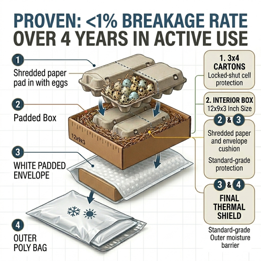 The Great Egg Shipping Myth: Why Plastic Foam Fails (And What We Use Instead)
