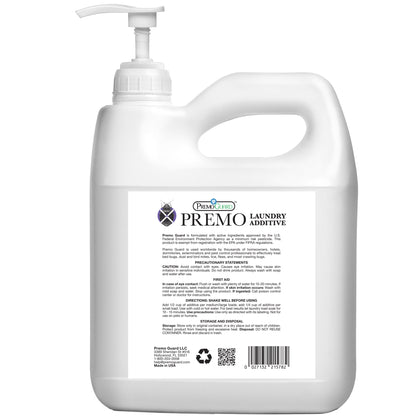Premium Bed Bug & Mite Killer Laundry Additive - 128 oz - All Natural Non-Toxic - By Premo Guard - Homesteading Supplies for Quail Enthusiasts