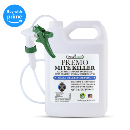 Premium Mite Killer Spray - All Natural Non-Toxic - By Premo Guard - Bird Keeping Supplies for Quail Enthusiasts