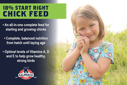 18% All Natural Start Right Chick Crumbles - 10 lb