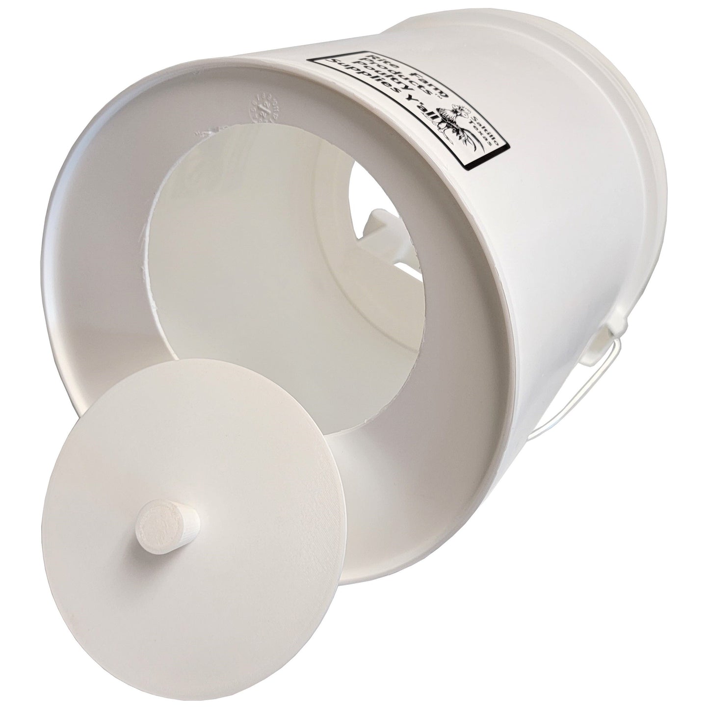 Chicken Nesting Box Bucket Kit, Rear Access Cover, Complete Kit With 5 Gallon Pail