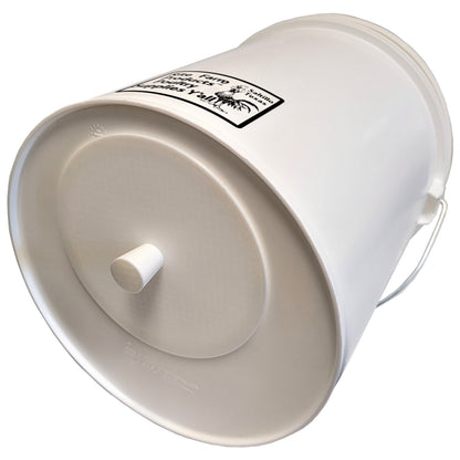 Premium Chicken Nesting Box Bucket and Rear Access Cover Kit for Laying Nest Pail - Bird Keeping Supplies for Quail Enthusiasts