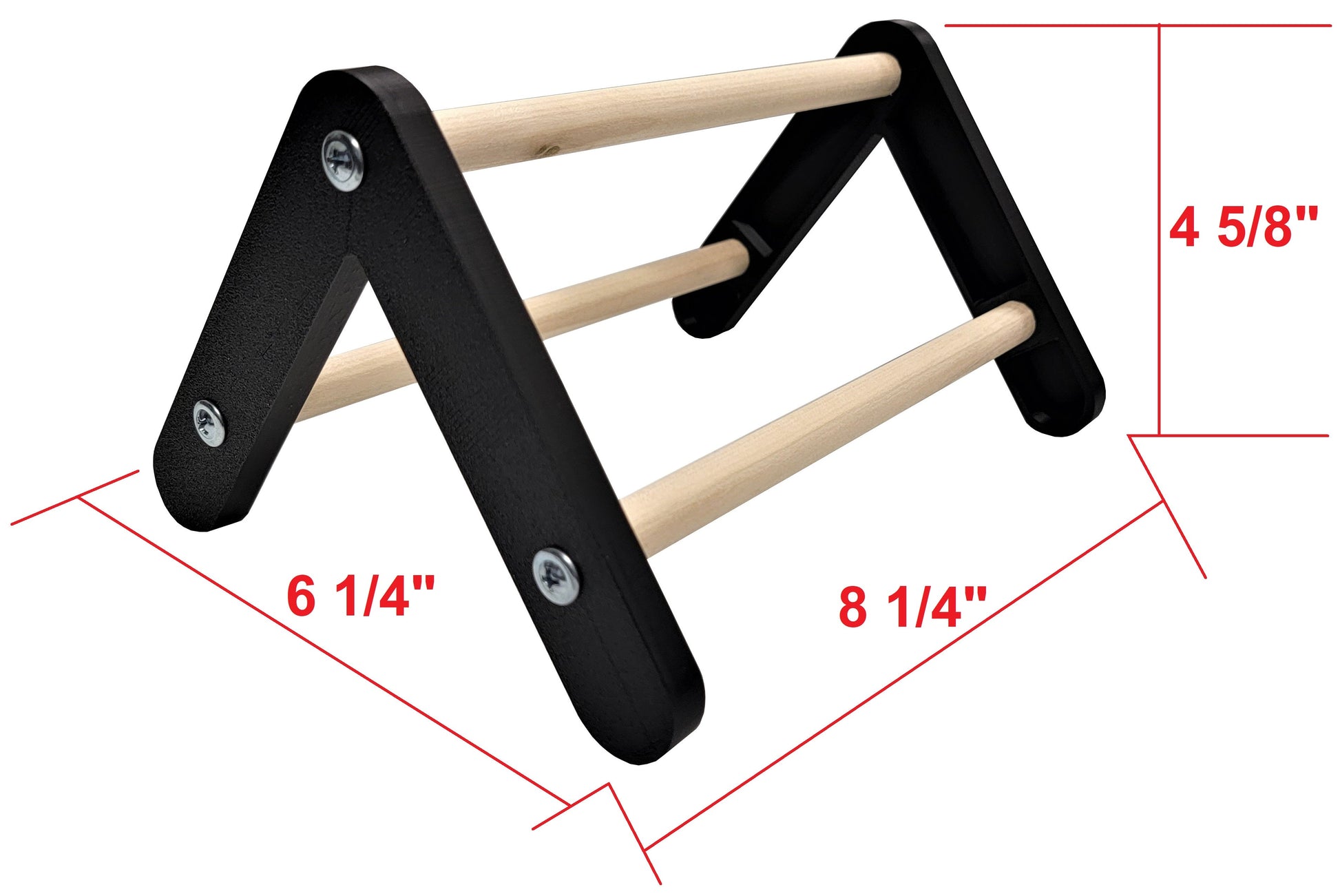 Premium Combo 16 Inch Long 5 Bar & 8 Inch 3 Bar Perch for Baby Chicks & Quail - Bird Keeping Supplies for Quail Enthusiasts