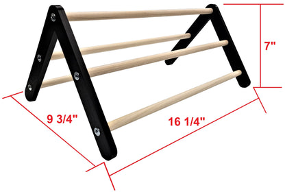 Premium Combo 16 Inch Long 5 Bar & 8 Inch 3 Bar Perch for Baby Chicks & Quail - Bird Keeping Supplies for Quail Enthusiasts