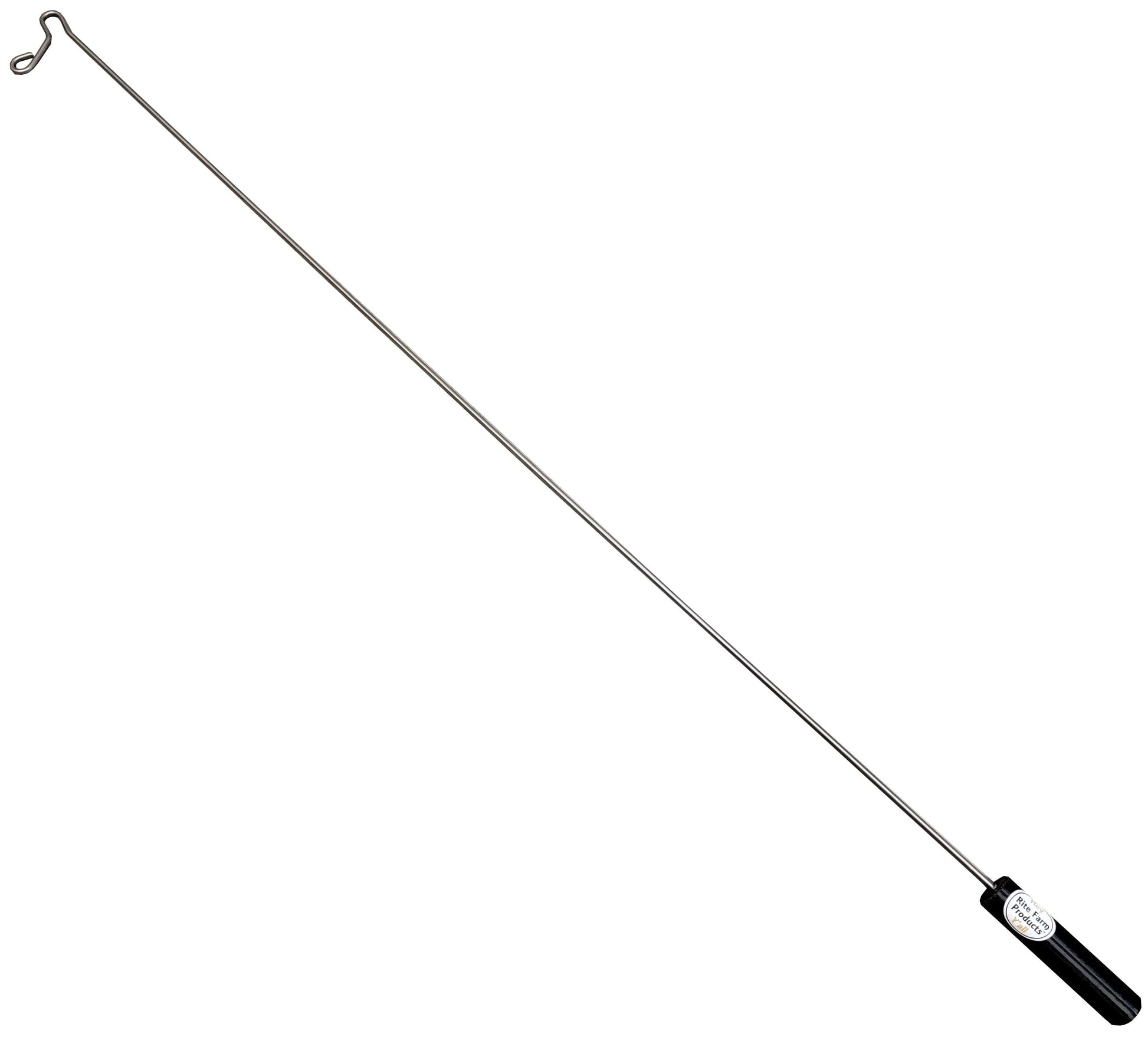Premium 48" Chicken Poultry Bird Fowl Catcher Leg Hook Stainless Steel - Bird Keeping Supplies for Quail Enthusiasts