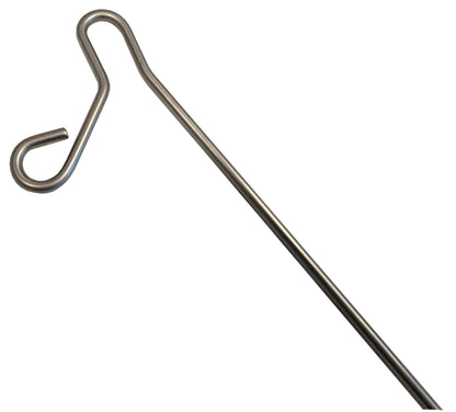 Premium 48" Chicken Poultry Bird Fowl Catcher Leg Hook Stainless Steel - Bird Keeping Supplies for Quail Enthusiasts