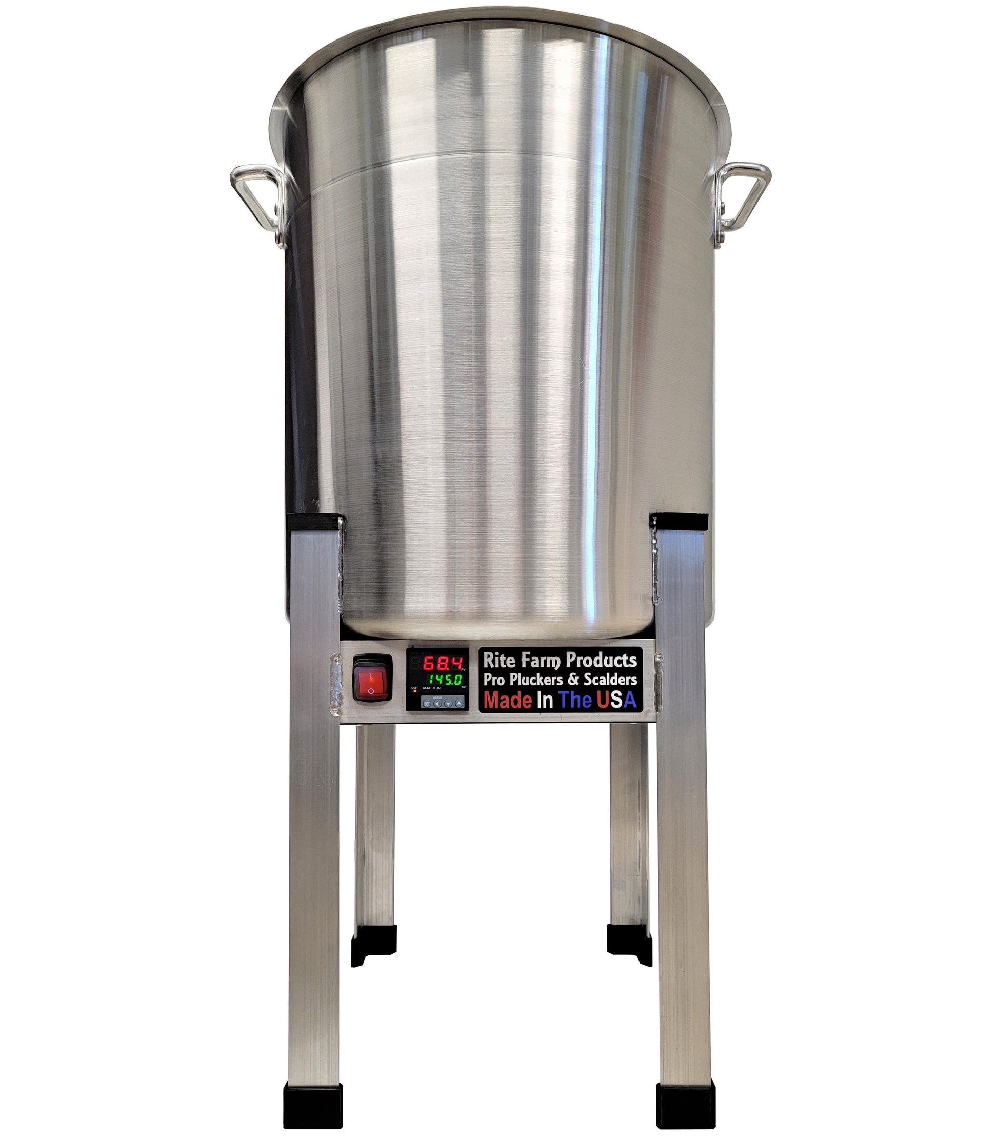 Premium 15 Gallon 240 Volt, 3,000-Watt Pro Poultry Scalder Chicken MADE in the USA - Bird Keeping Supplies for Quail Enthusiasts