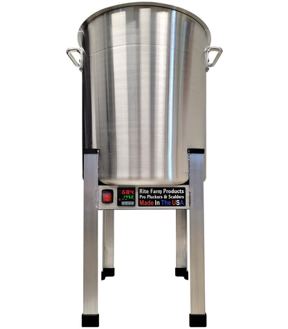 Premium 15 Gallon 240 Volt, 3,000-Watt Pro Poultry Scalder Chicken MADE in the USA - Bird Keeping Supplies for Quail Enthusiasts