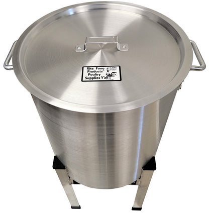 Premium 15 Gallon 240 Volt, 3,000-Watt Pro Poultry Scalder Chicken MADE in the USA - Bird Keeping Supplies for Quail Enthusiasts