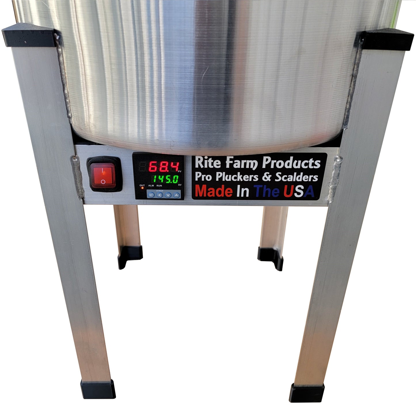 Premium 15 Gallon 120 Volt, 2,000-Watt Pro Poultry Scalder Chicken MADE in the USA - Bird Keeping Supplies for Quail Enthusiasts