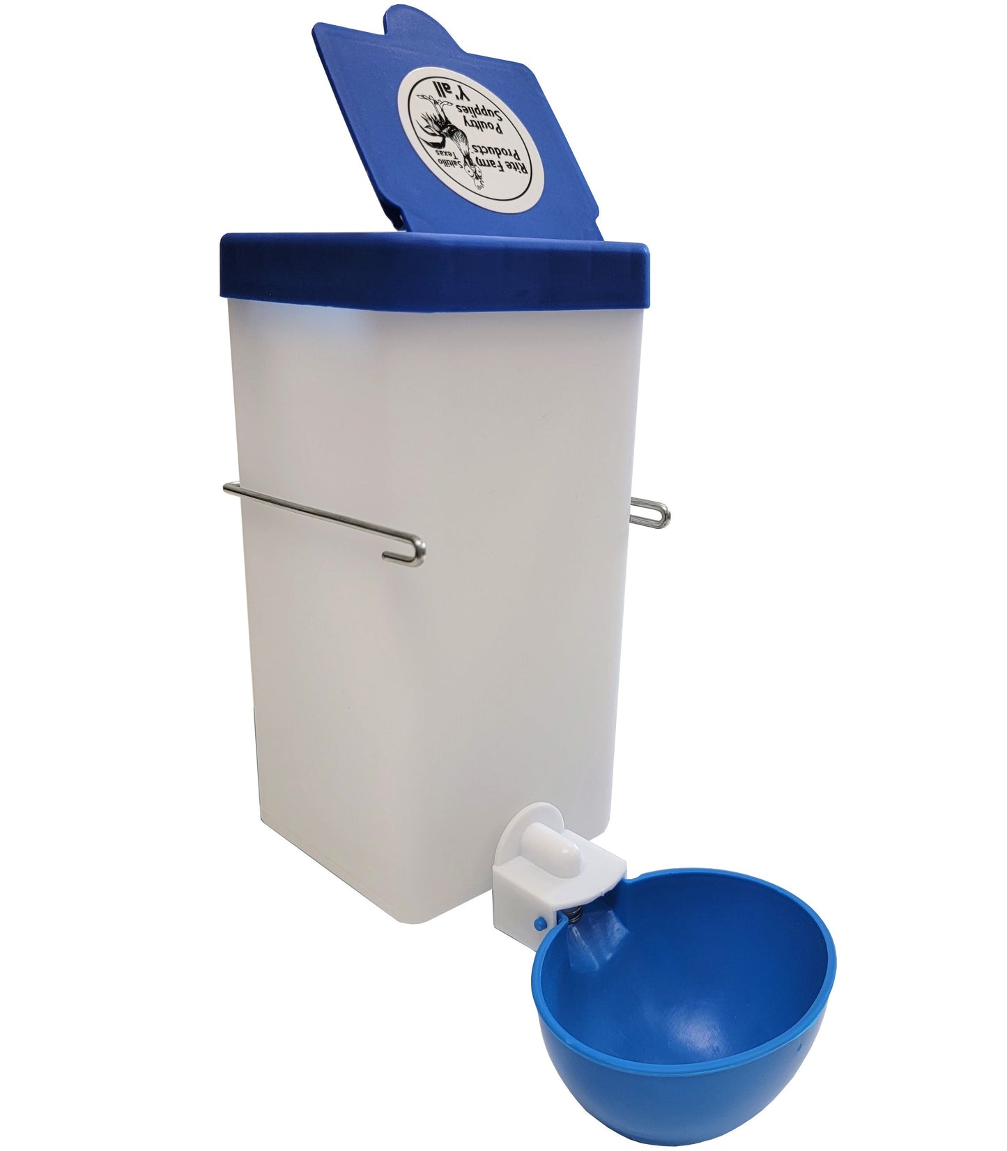 Premium 1L 33.8oz Auto Fill Baby Chick Cup & Quail Drinker Bottle Cage Chicken Waterer 1QT - Bird Keeping Supplies for Quail Enthusiasts