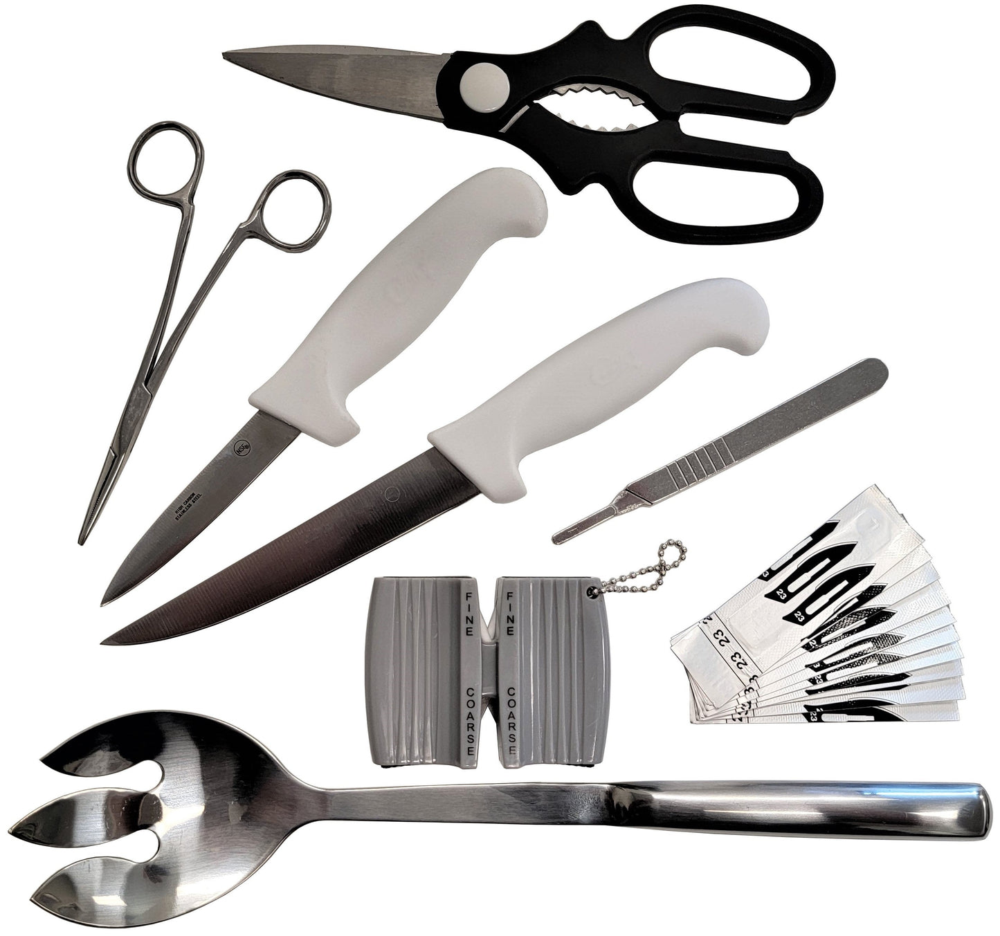 Premium Master Poultry Processing & Chicken Butcher Knife Kit - Bird Keeping Supplies for Quail Enthusiasts