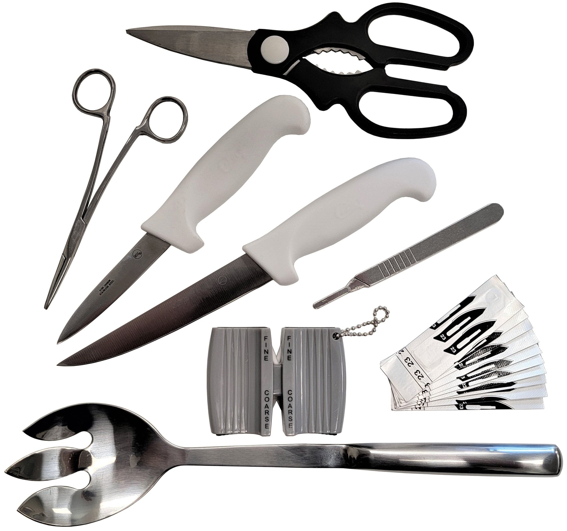 Premium Master Poultry Processing & Chicken Butcher Knife Kit - Bird Keeping Supplies for Quail Enthusiasts