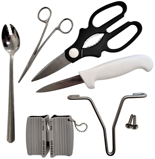 Premium Master Quail Processing & Butcher Knife Kit - Bird Keeping Supplies for Quail Enthusiasts