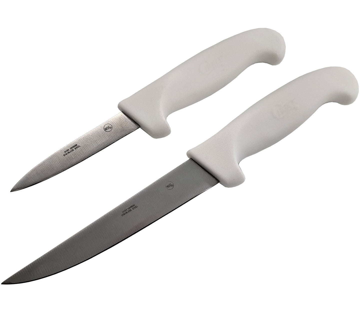 Premium 2 Piece Poultry Processing & Chicken Butcher Knife Set - Bird Keeping Supplies for Quail Enthusiasts