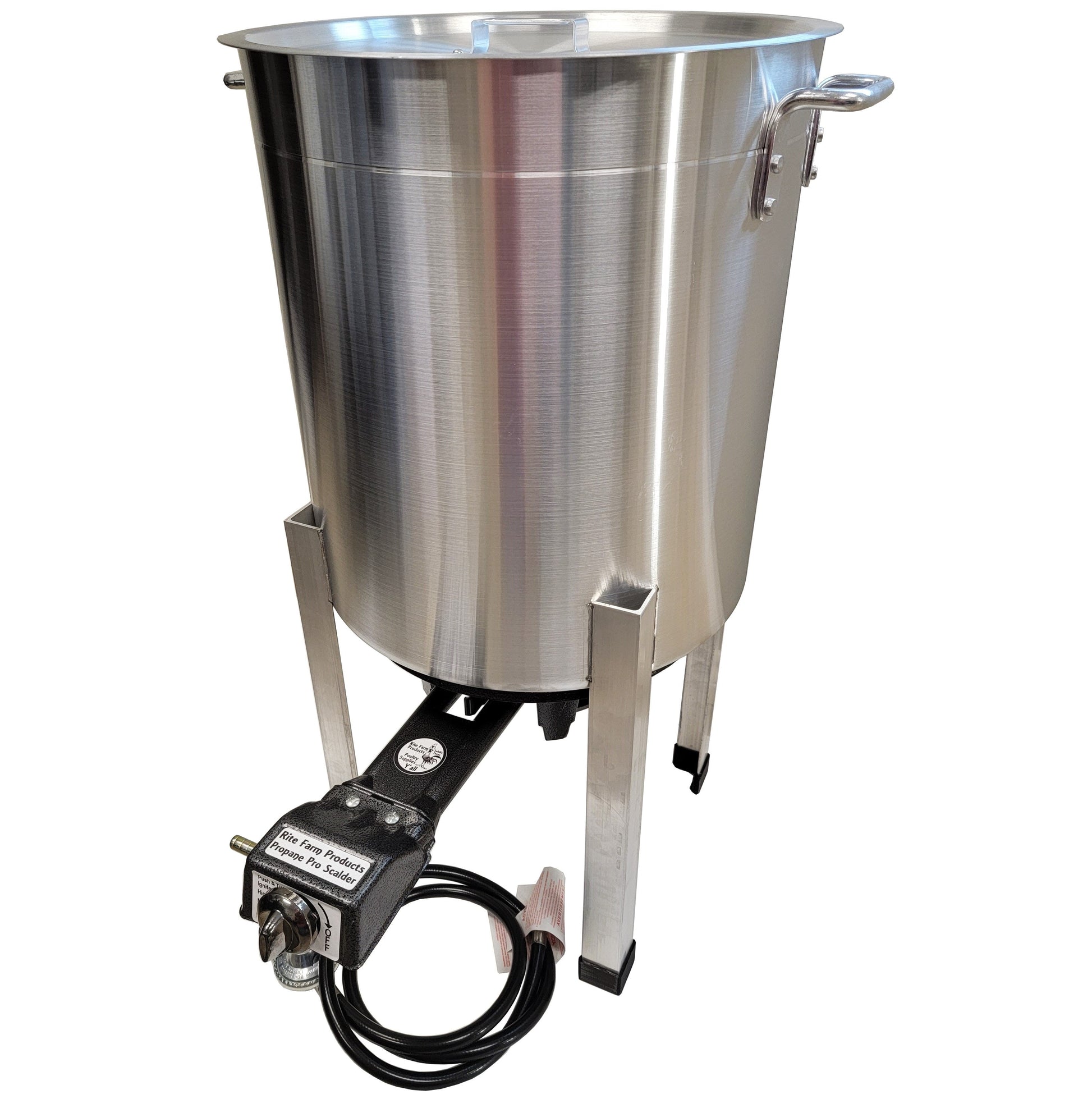Premium Propane 15 Gallon Pro Poultry Scalder Chicken MADE in the USA - Bird Keeping Supplies for Quail Enthusiasts