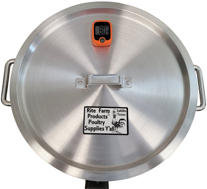 Premium Propane 15 Gallon Pro Poultry Scalder Chicken MADE in the USA - Bird Keeping Supplies for Quail Enthusiasts
