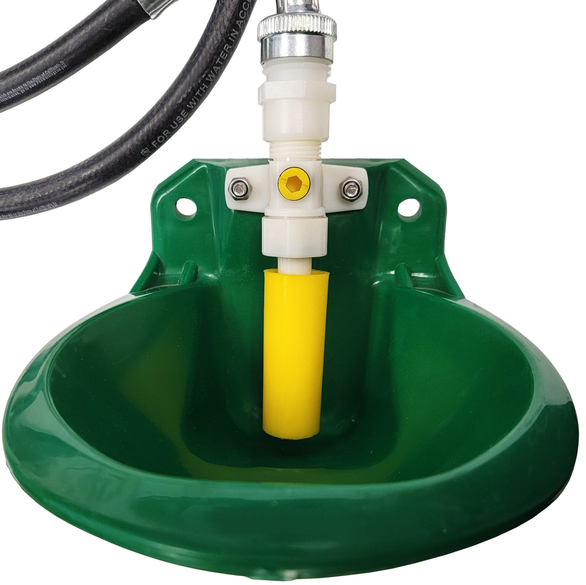 Premium Rite Farm Products Poly Automatic Stock Waterer Drinker with Hose & Fitting - Homesteading Supplies for Quail Enthusiasts