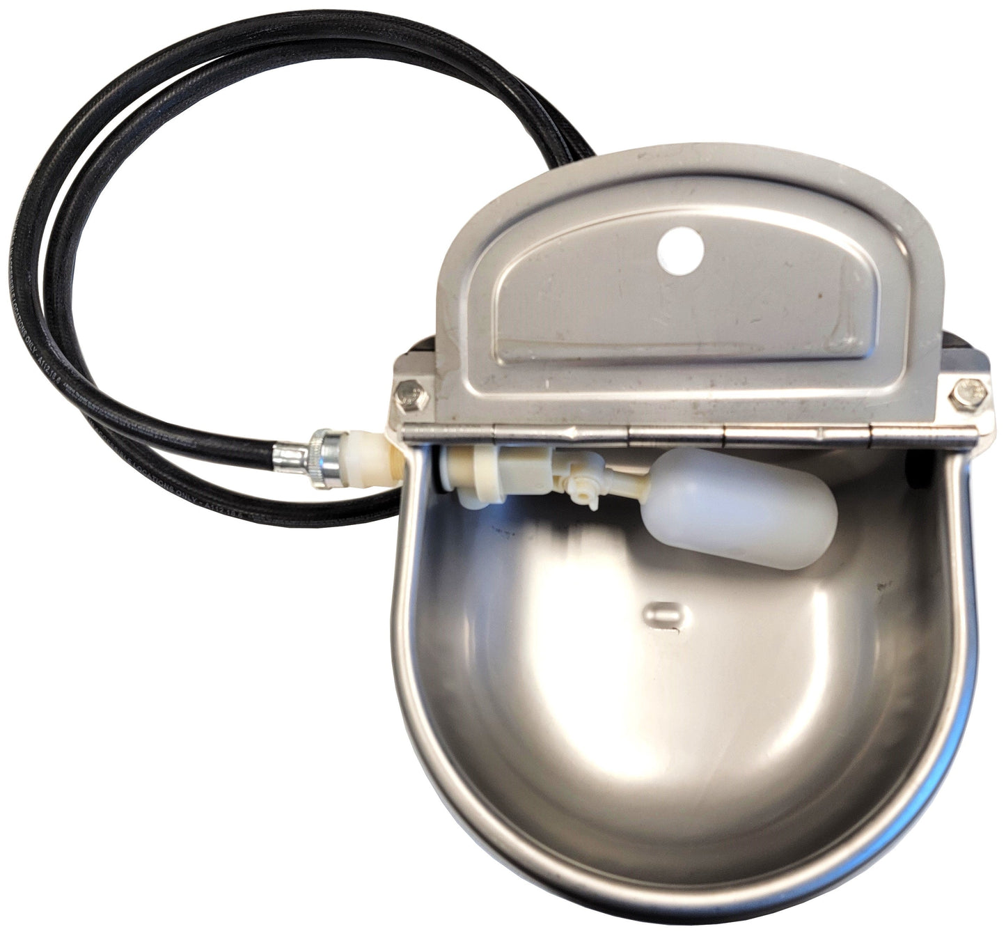 Premium Rite Farm Products S.S. Automatic Stock Waterer Drinker with Hose & Fitting - Homesteading Supplies for Quail Enthusiasts