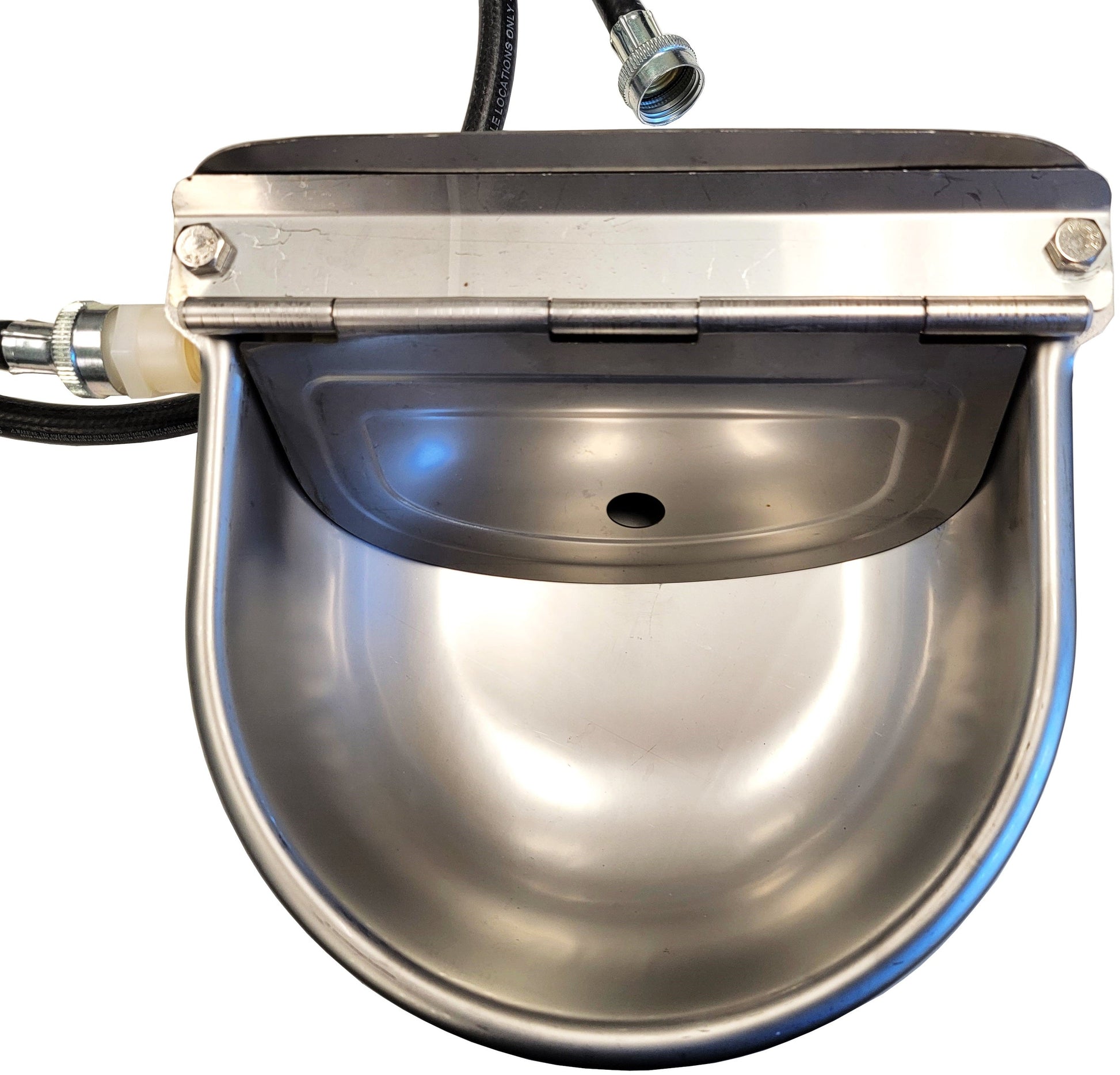 Premium Rite Farm Products S.S. Automatic Stock Waterer Drinker with Hose & Fitting - Homesteading Supplies for Quail Enthusiasts