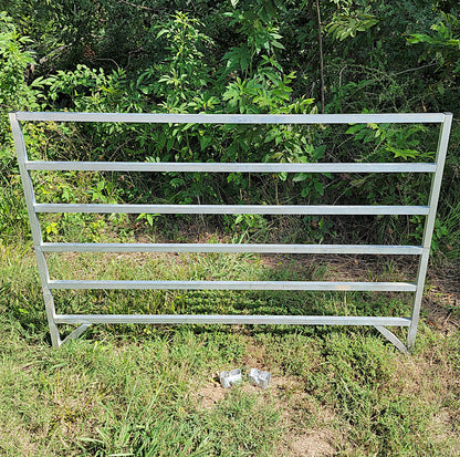 Premium Aluminum 5 Ft X 10 Ft 6 Rail Starter Stall Kit & or Add on Stall Kit for Sheep & Goats - Homesteading Supplies for Quail Enthusiasts