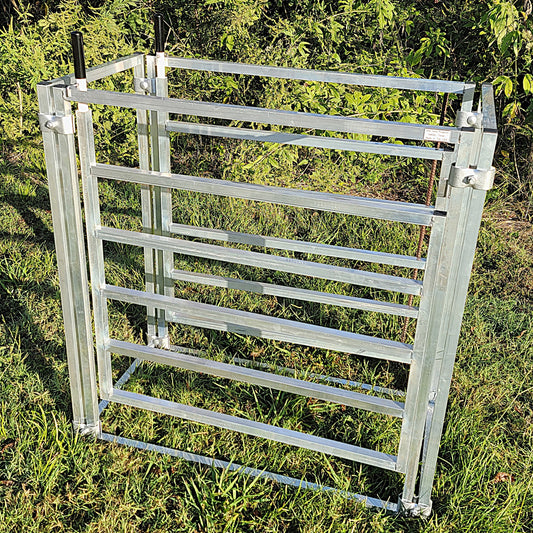 Premium Aluminum 40-Inch-Tall Sheep & Goat 3 Way Sorter gate for Sorting Alley & Pen Systems - Homesteading Supplies for Quail Enthusiasts