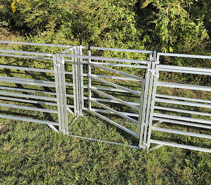 Premium Aluminum 40-Inch-Tall Sheep & Goat 3 Way Sorter gate for Sorting Alley & Pen Systems - Homesteading Supplies for Quail Enthusiasts