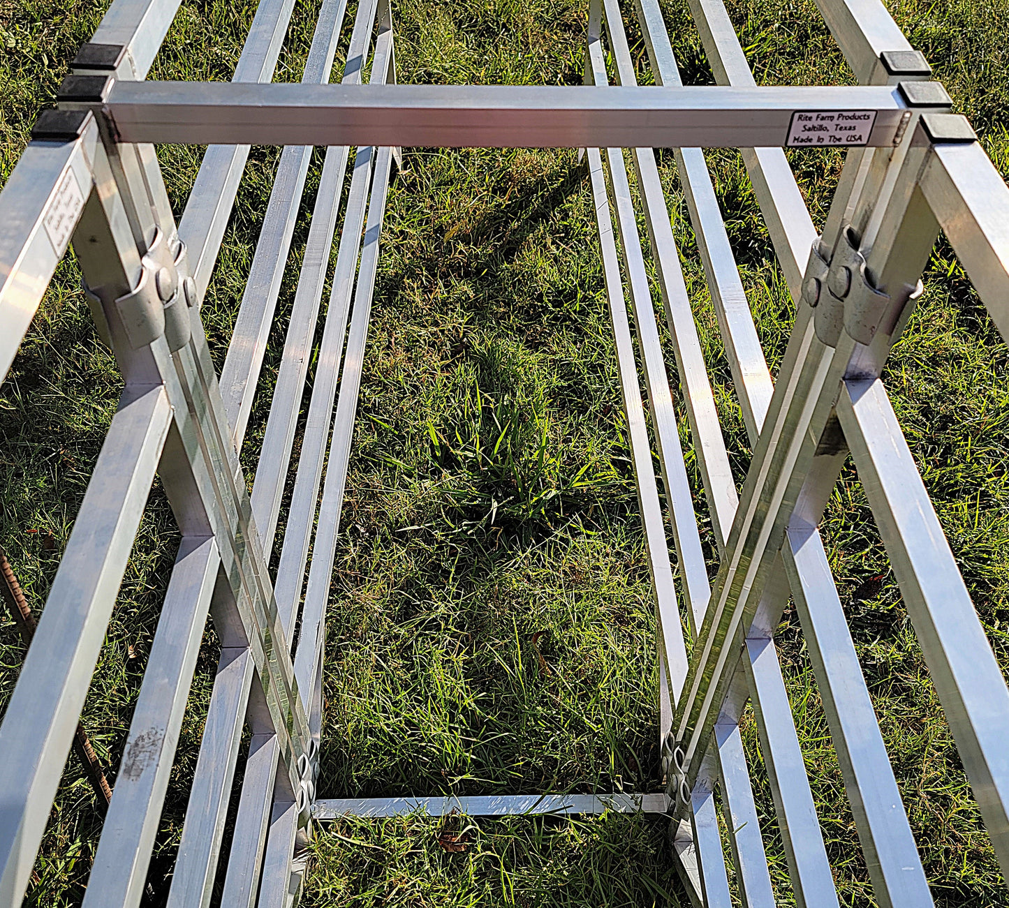 Premium 2 Pack of Aluminum 40-Inch-Tall Sheep & Goat Alley Panels for Sorting Alley & Pen Systems - Homesteading Supplies for Quail Enthusiasts