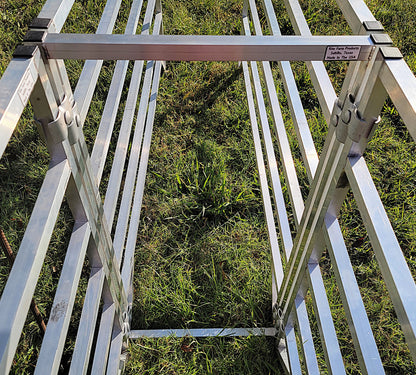 Premium 2 Pack of Aluminum 40-Inch-Tall Sheep & Goat Alley Panels for Sorting Alley & Pen Systems - Homesteading Supplies for Quail Enthusiasts