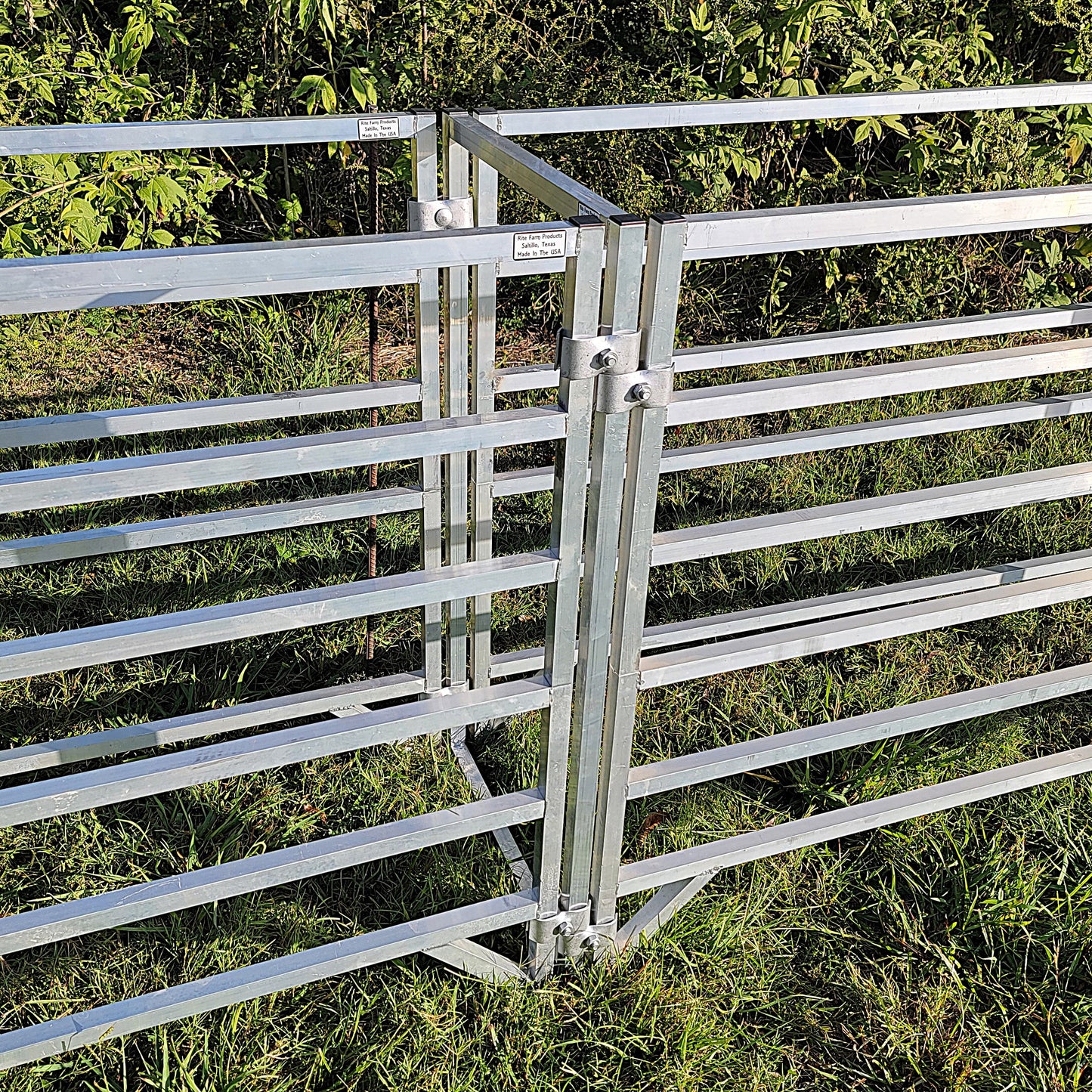 Premium 2 Pack of Aluminum 40-Inch-Tall Sheep & Goat Alley Panels for Sorting Alley & Pen Systems - Homesteading Supplies for Quail Enthusiasts