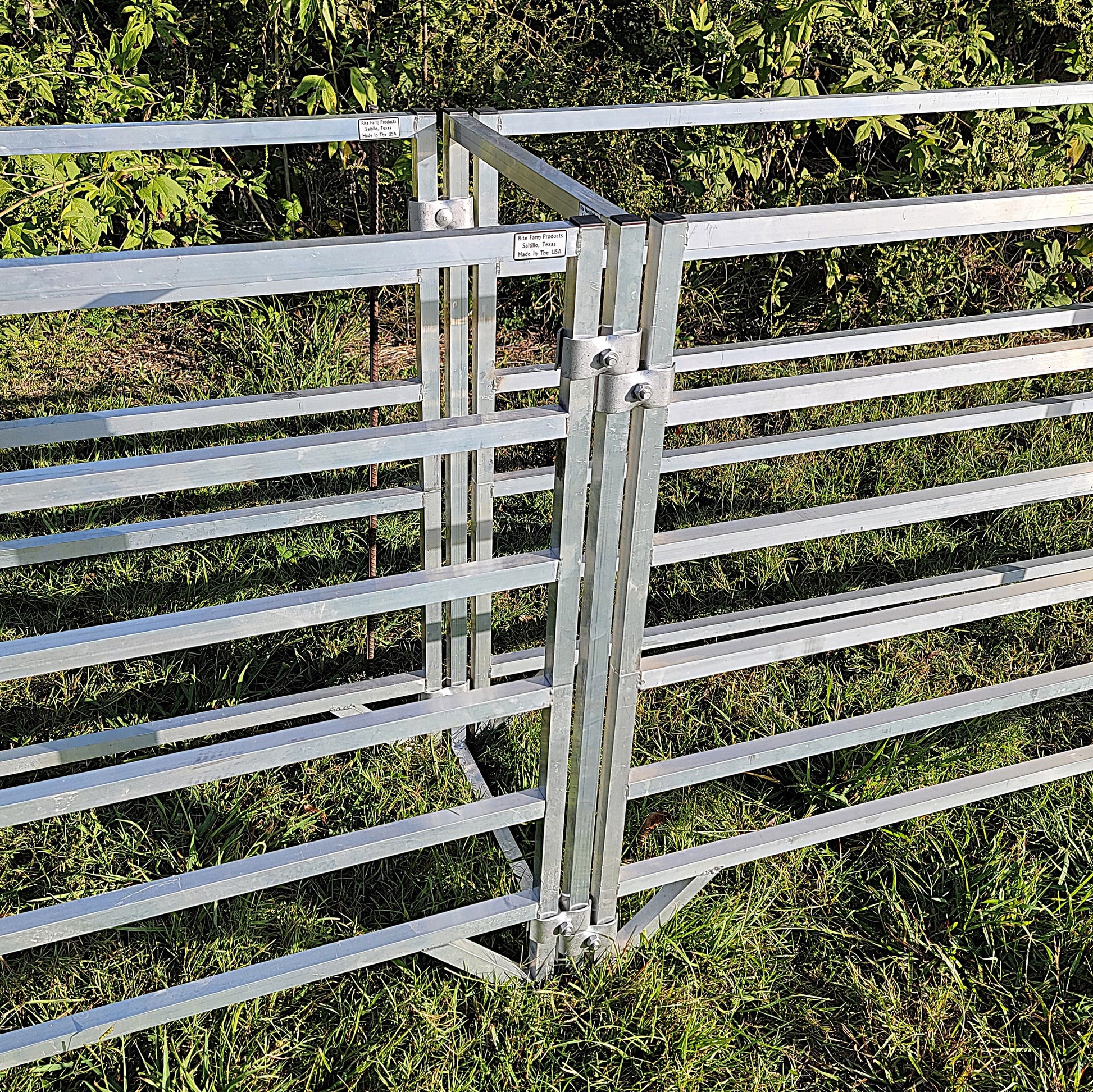 Premium 2 Pack of Aluminum 40-Inch-Tall Sheep & Goat Alley Panels for Sorting Alley & Pen Systems - Homesteading Supplies for Quail Enthusiasts