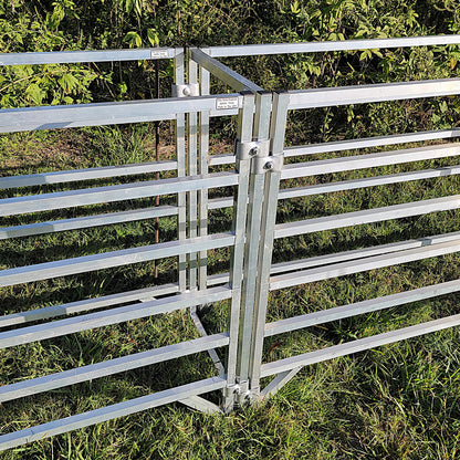 Premium 2 Pack of Aluminum 40-Inch-Tall Sheep & Goat Alley Panels for Sorting Alley & Pen Systems - Homesteading Supplies for Quail Enthusiasts