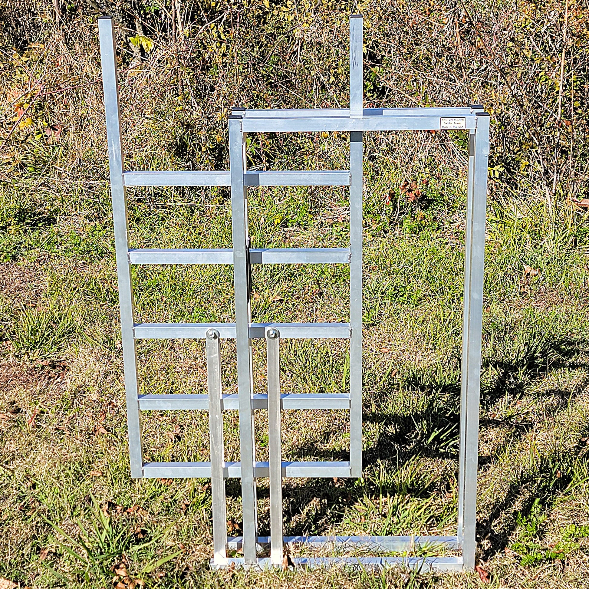 Premium Aluminum 40-Inch-Tall Sheep & Goat Sliding Stop Gate for Sorting Alley & Pen Systems - Homesteading Supplies for Quail Enthusiasts