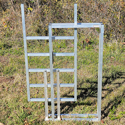 Premium Aluminum 40-Inch-Tall Sheep & Goat Sliding Stop Gate for Sorting Alley & Pen Systems - Homesteading Supplies for Quail Enthusiasts