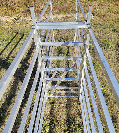 Premium Aluminum 40-Inch-Tall Sheep & Goat Sliding Stop Gate for Sorting Alley & Pen Systems - Homesteading Supplies for Quail Enthusiasts